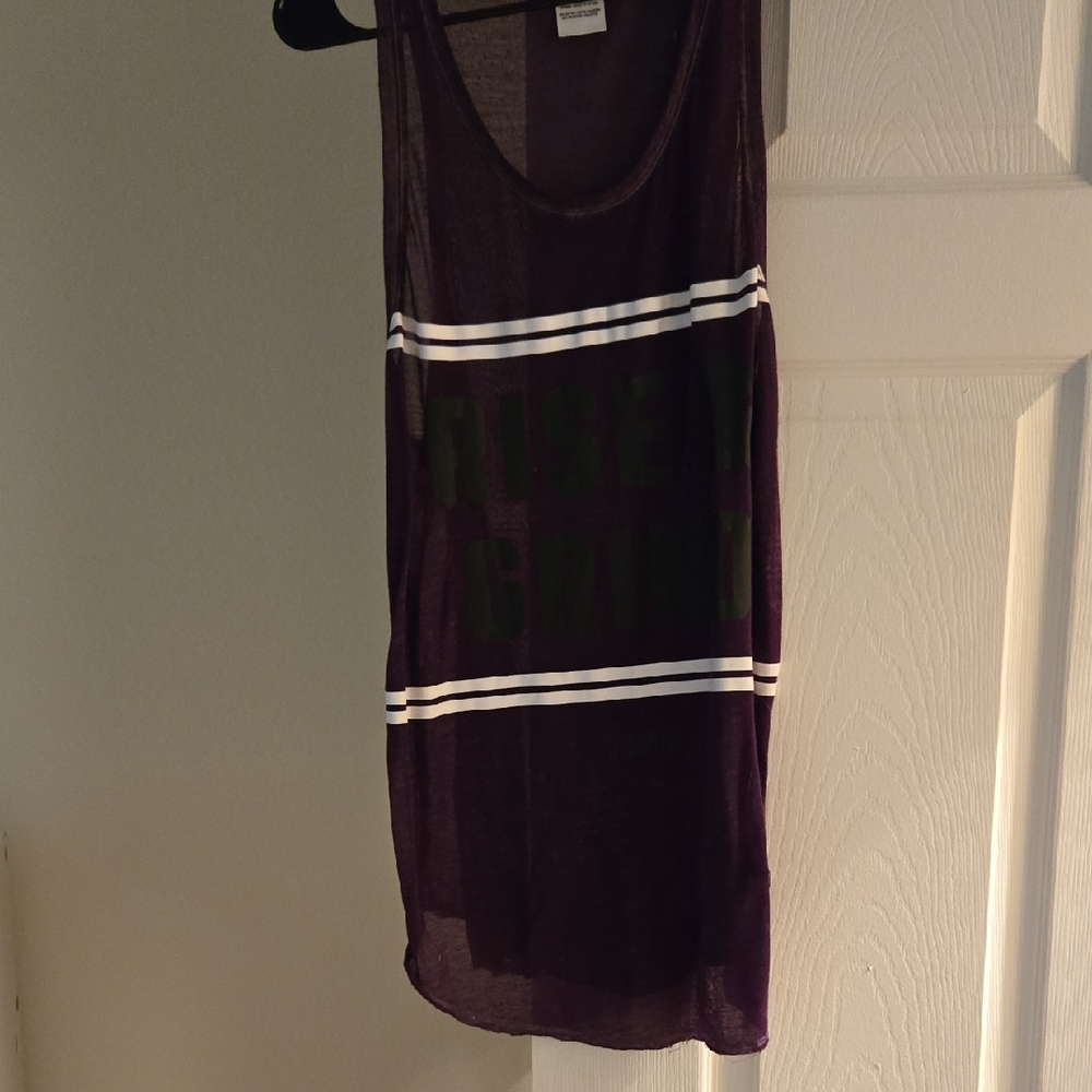 PINK Victoria's Secret Purple Tank Top Nwot Size L